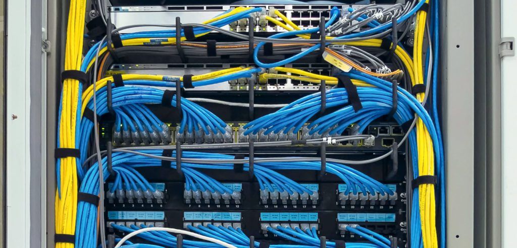 Data center cable management Data center cable management