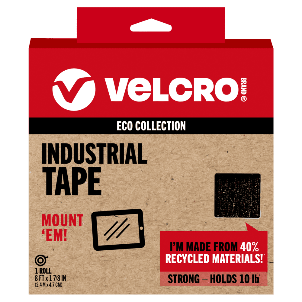 VELCRO® Brand ECO Collection Industrial Tape for mounting up to 10 lbs.